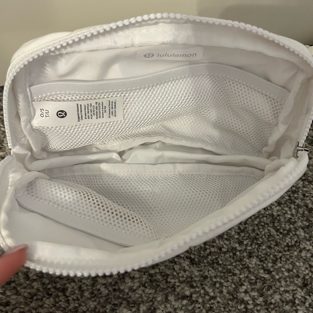 Lululemon Athletica White Zip Pouch - Picture 2 of 2